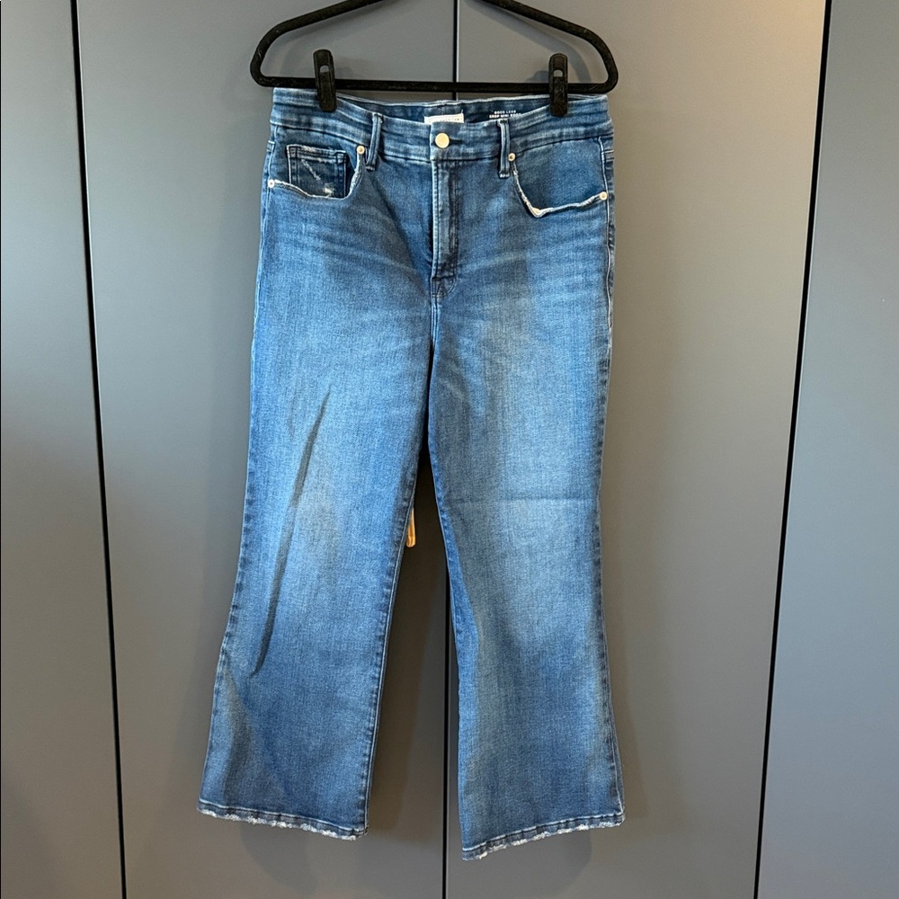 Good American Good Legs Cropped boot cut